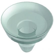 Ventose trasparenti per reggimensole con clip 20pz