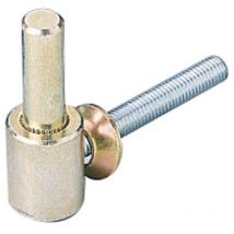 Burgaud - Gond à visser axe ø 14 mm longueur 80 mm finition noir pour cheville plomb lot de 4