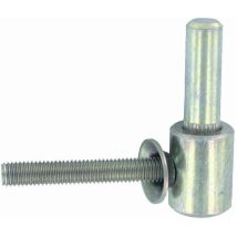 Gond De Fixation À Visser M10xl80 – Finition Zinc – Ø Corps 25mm – Ø Pivot 14mm – Pour Bois Dur Et Teck – Tirard & Burgaud