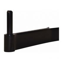 Ecolands - Gond à sceller - Torbel industrie - h. 130 - l. 35 mm - Axe diamètre 14 mm - Lame double - Epoxy noir