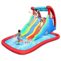 Happy Hop - Gioco Gonfiabile per Bambini Scivolo Castello Acquatico Vasca Piscina