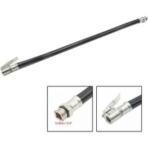 Gonfleur de pneu à Air, pression de voiture, pompe à pneu automatique, jauge de tuyau, connecteur de tuyau Flexible