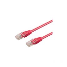 Goobay - 0.25m 2xRJ-45 Cable Magenta - Cable de red (0,25 m, RJ-45, RJ-45, Magenta)