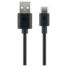 Goobay - 59118 cable usb usb 2.0 0,5 m usb a usb c Negro