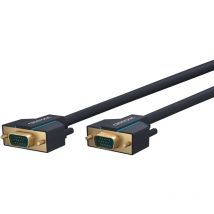 Clicktronic - Goobay 70352 cable vga 3 m vga (D-Sub) Azul