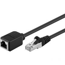 Goobay - 91883 cable de red Negro 3 m Cat5e f/utp (ftp)
