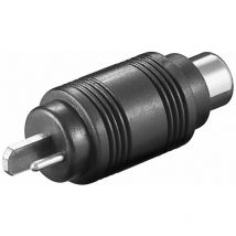 Goobay - Adaptateur Cinch vers connecteur pour haut-parleur - Connecteur pour haut-parleur raccord Cinch, 10 pièces (11693 pack)
