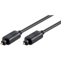 Toslink-Kabel 5 mm, Toslink-Stecker Toslink-Stecker, ø mm. Kabellänge 1 m