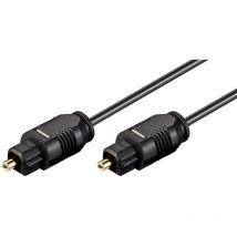 Goobay - Câble Toslink 2,2 mm, Connecteur toslink Connecteur toslink, ø mm. Longueur de câble 0.5 m