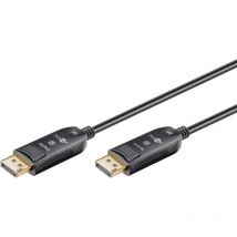 Goobay - Optisches DisplayPort Hybrid-Verbindungskabel 2.x (2.0/2.1) (aoc), 40 Gbit/s, 8K/120Hz dsc. Kabellänge 50 m