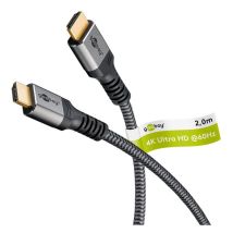 Goobay - Câble hdmi Haute Vitesse avec Ethernet, 4K/60Hz. Longueur de câble 2 m