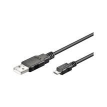 Goobay - Câble Hi-Speed usb 2.0, noir - Connecteur usb 2.0 (type a) Connecteur micro usb 2.0 (type b) - 3 m (34920)