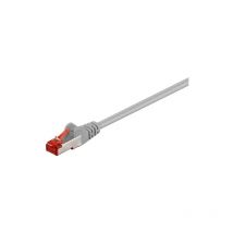 Cat 6 Câble Patch, s/ftp (PiMF), gris, 0,15 m, conducteur en cuivre (cu), gaine de câble sans halogène (lszh). Longueur de câble 0.15 m