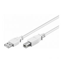 GOOBAY Cavo USB 2.0 A / B 1,8 m Bianco