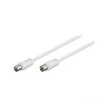 Câble de raccordement antennes (, Fiche coaxiale Prise femelle coaxiale, 5 m (27004) - Goobay