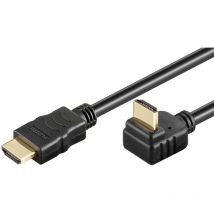 Câble hdmi 270° haute vitesse avec Ethernet - connecteur hdmi (type a) connecteur hdmi (type a) - 2 m (61274) - Goobay