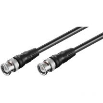 Goobay Goobay 50272 Câble de connexion bnc (RG58) blindé noir, 1,0 mètre
