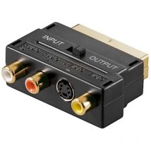 Wentronic - goobay goobay Adaptateur peritel - RCA/S-Video (50499)