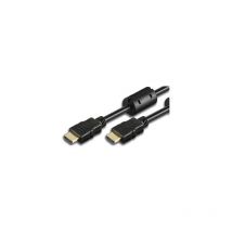 Wentronic - manhattan Cavo hdmi 19 pin High Speed con Ethernet con ferrite 5 mt
