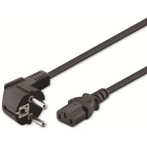 Goobay Kaltgerätekabel Nk 101 S-250, 2,5 M, Schwarz