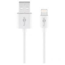 Câble de Charge et de Synchronisation Lightning usb, 0,5 m, blanc, câble MFi pour Apple iPhone/iPad. Longueur de câble 0.5 m