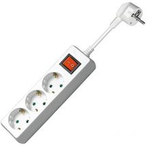 Goobay Multipresa 3 Posti Schuko con Interruttore e Cavo 1,5m