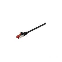 Goobay - Netzwerkkabel cat 6 RJ45-Stecker/RJ45-Stecker 3m geschirmt schwarz