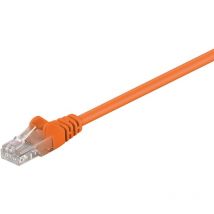 Cat 5e Patchkabel, u/utp, orange, Kupferkaschierter Aluminiumleiter (cca). Kabellänge 20 m