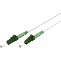 Goobay - Glasfaserkabel (ftth), Singlemode (OS2) White, (Simplex), 0,5 m, lc-apc (8°) Stecker lc-apc (8°) Stecker, halogenfreier Kabelmantel (lszh),