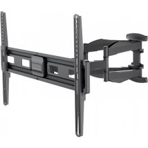 Support Mural pour tv Basic fullmotion (l), noir - support tv de 37 à 80 pouces (94 – 203 cm), max. 45 kg, entièrement mobile : pivotant et