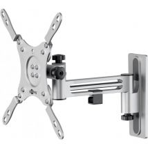 Support tv Mural Caravane fullmotion (m), argenté - support tv de 13 à 43 pouces (33 – 109 cm), max. 15 kg, entièrement mobile : pivotant,
