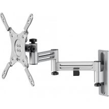 Support tv Mural Caravane fullmotion (m), argenté - support tv de 13 à 43 pouces (33 – 109 cm), max. 15 kg, entièrement mobile : pivotant,