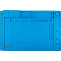 Goobay - Tapis de Soudure en Silicone - support de travail flexible pour souder, réparer et bricoler de manière sûre (61670)