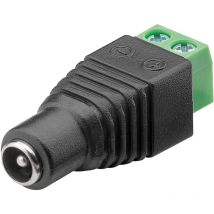 Terminal Block 76743, 2-pin auf DC-Buchse (5.50x2.10 mm) - Goobay