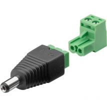 Terminal Block 76744, 2-pin auf DC-Stecker (5.50x2.10 mm) - Goobay