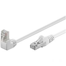 Wentronic 94182 - 5 m - Cat5e - f/utp (ftp) - RJ-45 - RJ-45 - Blanc - Goobay