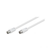 Wentronic - goobay bk 150 - 1,5 m - Coaxial - Coaxial - Blanc (50717)
