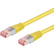 Wentronic - goobay cat 6-1500 sstp pimf Yellow 15m - 15 m - Jaune (68306)