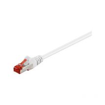 goobay Wentronic CAT 6-500 LC SSTP PIMF 5m - 5 m - Cat6 - RJ-45 - RJ-45 - Blanc (95521)
