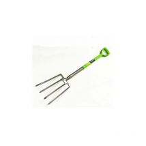 Toolzone - Good Quality Great Value Stainless Steel Garden Digging Fork by