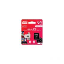 goodram GoodRam Card memory with adapter and card reader am All in one M1A4-0640R12 64GB - High Capacity SD (MicroSDHC) (M1A4-0640R12)