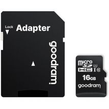 Tresice France - goodram GoodRam M1AA-0160R12 - 16 Go - MicroSDHC - Classe 10 - uhs-i - 100 Mo/s - 10 Mo/s (M1AA-0160R12)