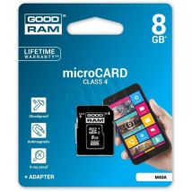 Bestgoodies - goodram GoodRam M40A - 8 Go - MicroSDHC - Classe 4 - uhs-i - 15 Mo/s - 4 Mo/s (M40A-0080R11)