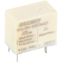 GQ-SH-105DM2F Relais pour circuits imprimés 5 v/dc 16 a 1 no (t) 1 pc(s) R320532 - Goodsky