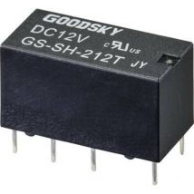 GS-SH-212T relais pour circuits imprimés 12 v/dc 2 a 2 inverseurs (rt) 1 pc(s) tube 2347597 - Goodsky