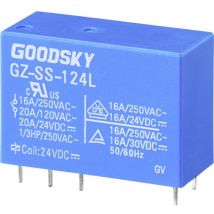 GZ-SS-124L Relè per pcb 24 v/dc 20 a 1 scambio 1 pz. Tubo - Goodsky