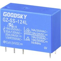 Gz-ss-124l Relais Pour Circuits Imprimés 24 V/dc 20 A 1 Inverseur (rt) 1 Pc(s) Tube - Goodsky