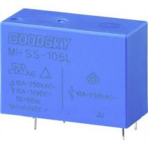 Goodsky - MI-SS-106L relais pour circuits imprimés 12 v/dc 10 a 1 inverseur (rt) 1 pc(s)
