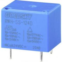 Goodsky Rwh-Ss-124d Relais Pour Circuits Imprimés 24 V/dc 15 A 1 Inverseur (Rt) 1 Pc(S) Tray 2347590