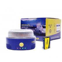 Goodyear - Emergency Light V16 fЩr Autos und Motorrder Sicherheitslicht. led, genehmigt von der dgt. Luminous Beacon. Imageada Basis